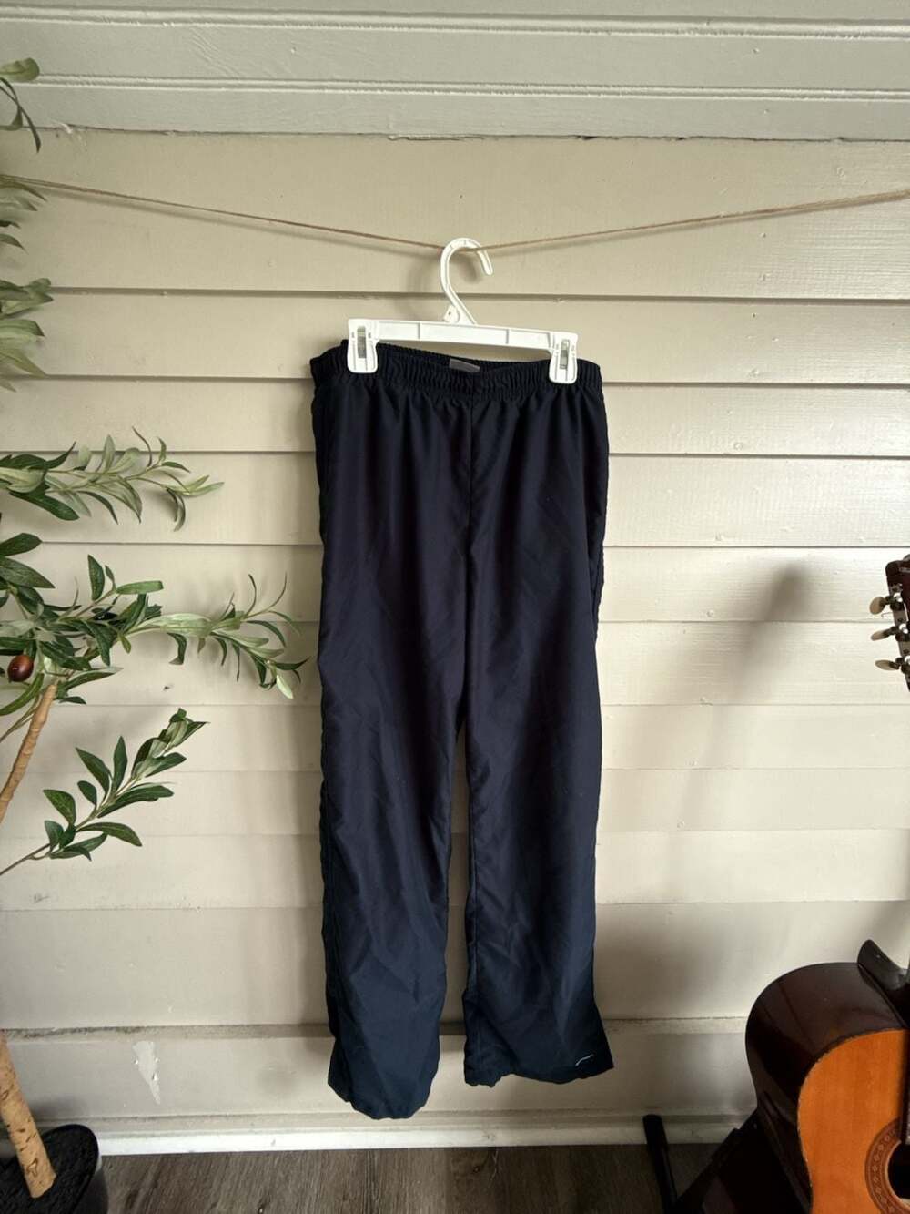 Nike Youth Size S (4-6) Navy Blue Lined Windbreaker Track Pants